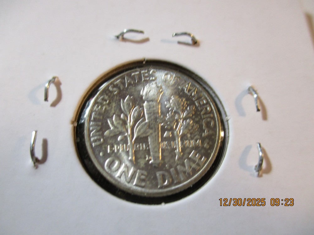 1958-D ROOSEVELT SILVER DIME SPLIT BANDS ALL