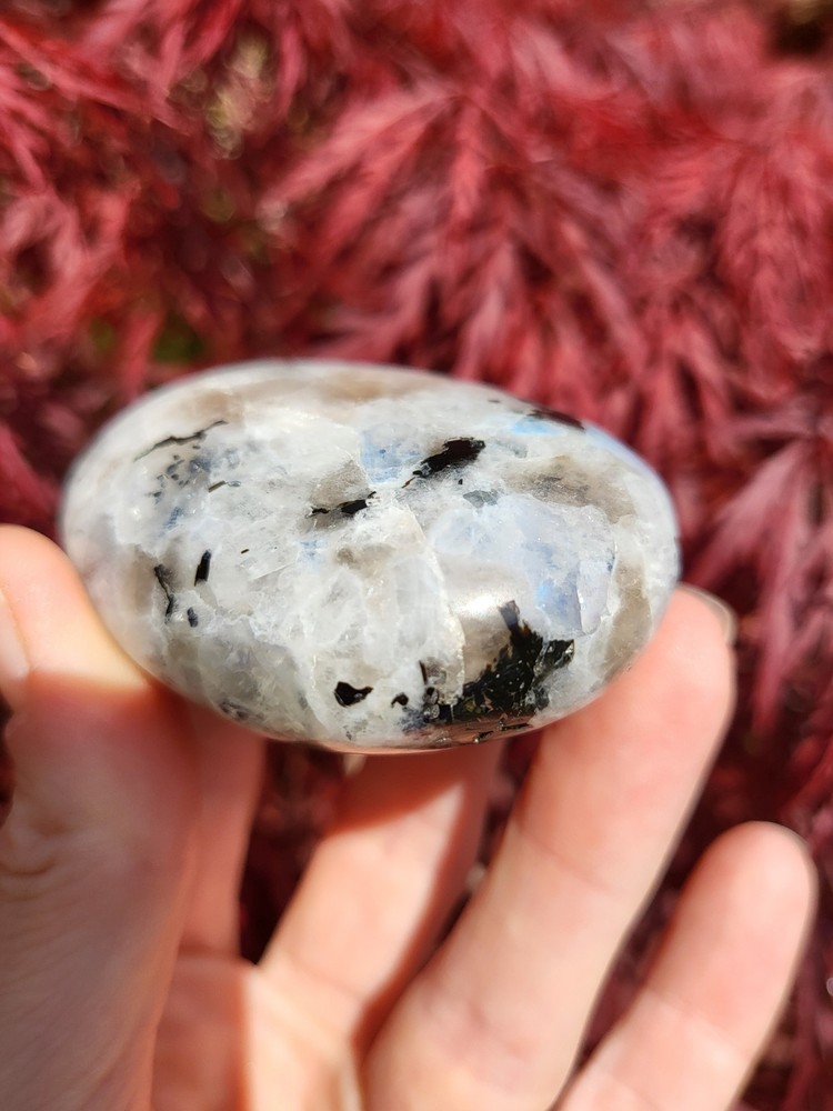 Rainbow Moonstone Palmstone *sale*