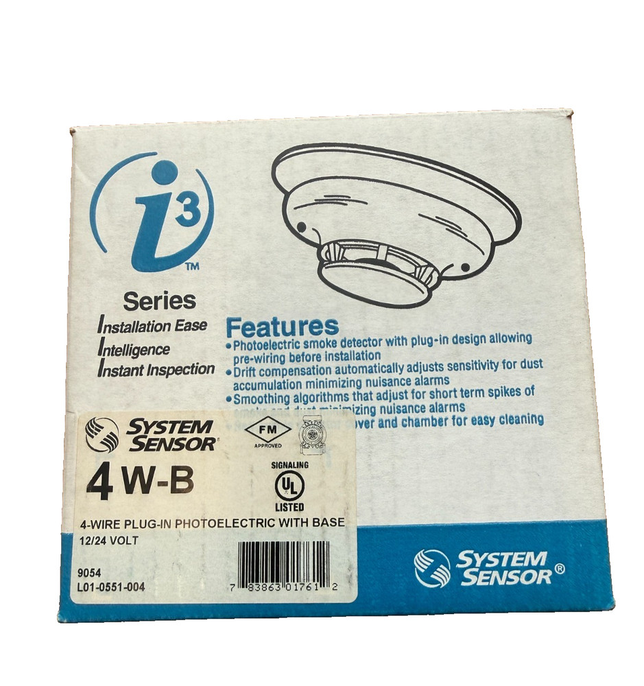 System Sensor 4W-B Smoke Detector 4-Wire -