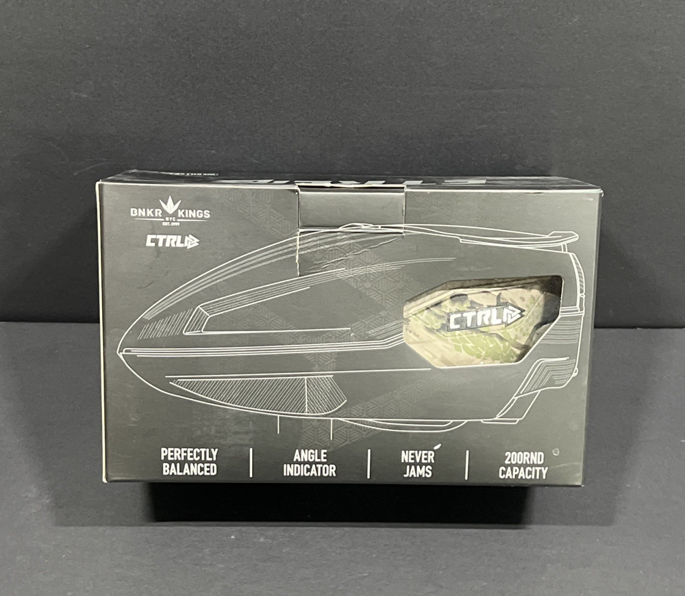 BunkerKings CTRL CAMO Paintball Hopper Loader.