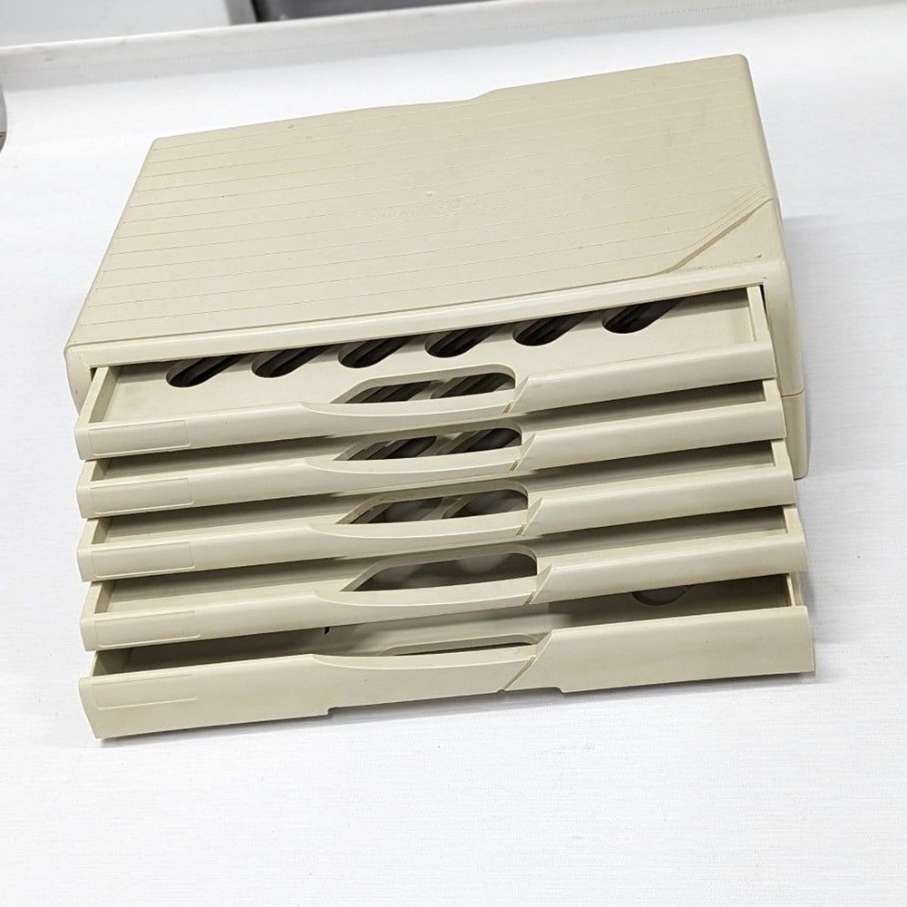 Vintage Beige Filing Tray