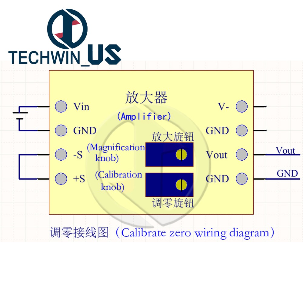 AD620 Microvolt MV Voltage Amplifier Signal Instrumentation Module Board