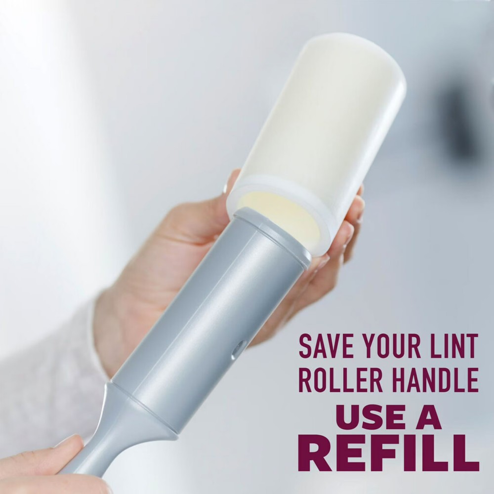 Pet Hair Lint Roller, 2-Pack, 100 Sheets/Roll