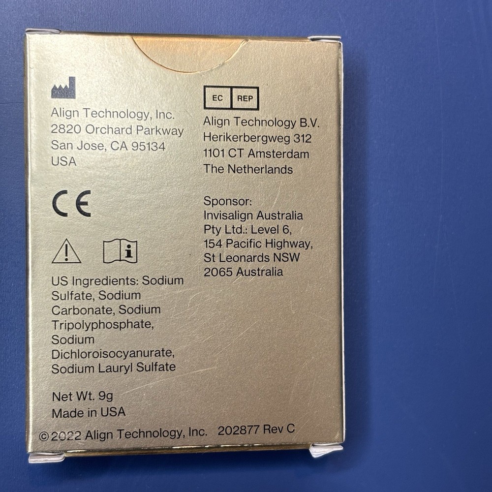 Invisalign Cleaning Crystals 3 Packets