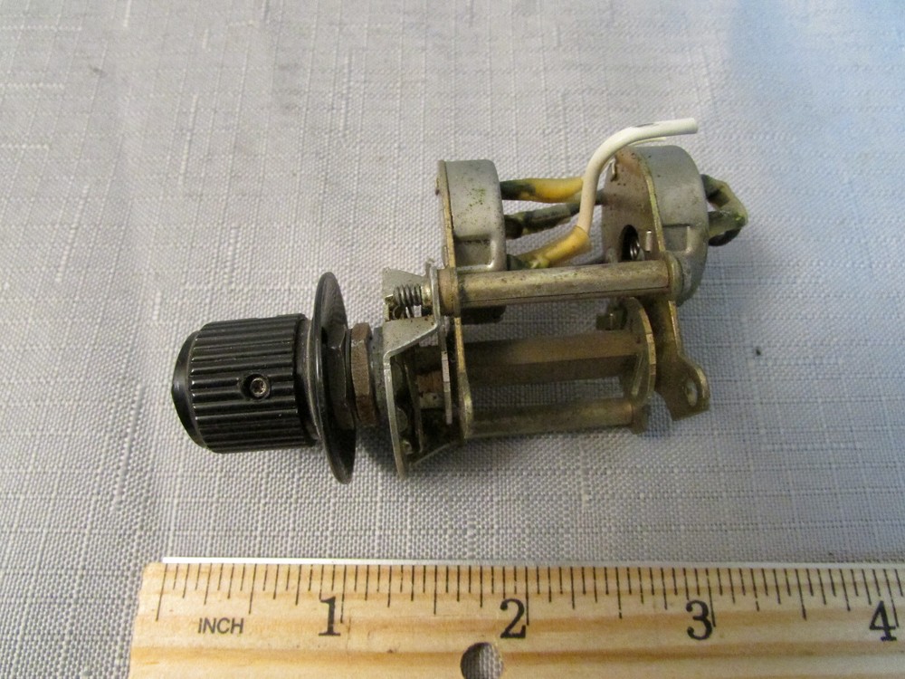 Ganged Dual Panel Rotary Switch From Vintage Texas Instruments Chart Recorder