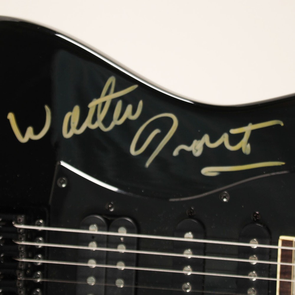 Walter Trout Blues Singer Signed Guitar - COA JSA
