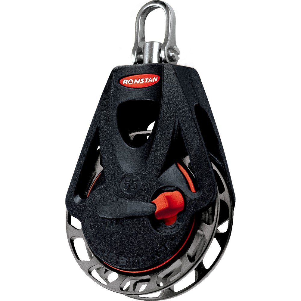 Ronstan Series 55 Ratchet Orbit Block - Single - Swivel Head - Auto
