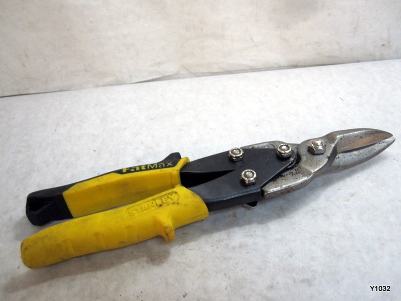 Stanley fatmax 250mm straight cut tin snips