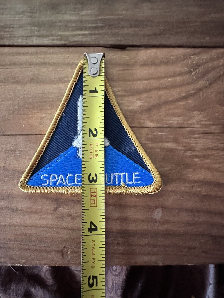 NASA Space Shuttle - Triangular 3” Patch & Sticker