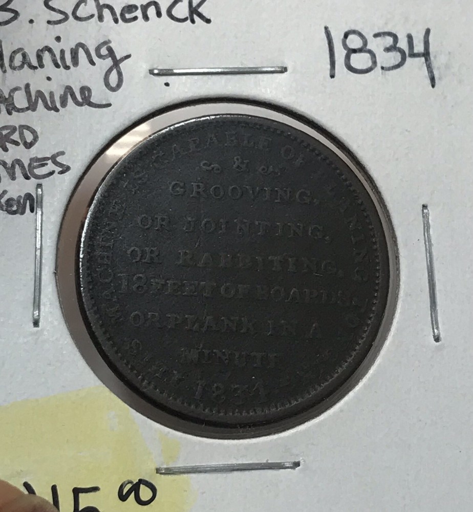 1834 Hard Times Token