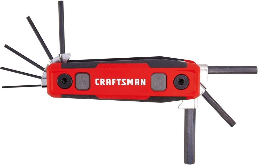 Hex Key Set, MM, Folding Locking 8 Piece (CMHT26024)