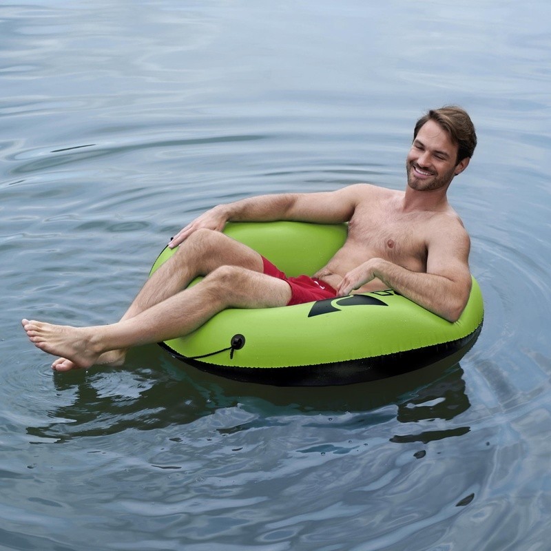 2 Pack Inflatable River Tubes W/ Grab Rope Puncture Resistant Easy Storage New