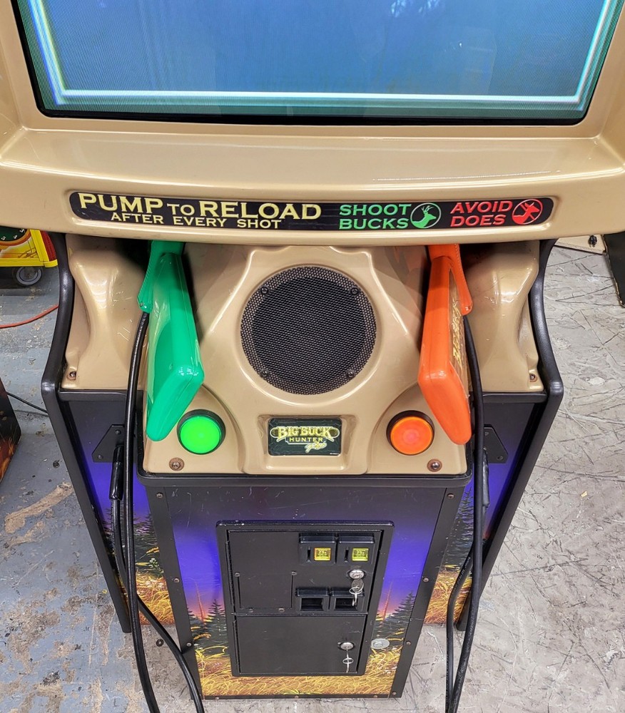 BIG BUCK HUNTER Pro Full Size Arcade Shooting Game- WORKING GREAT (B5)