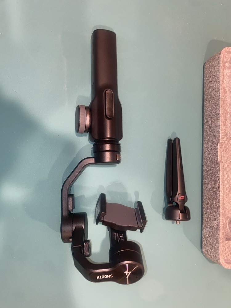 Zhiyun Smooth 4 Gimbal Stabilizer for Smartphone iPhone Android Cell Phone Black
