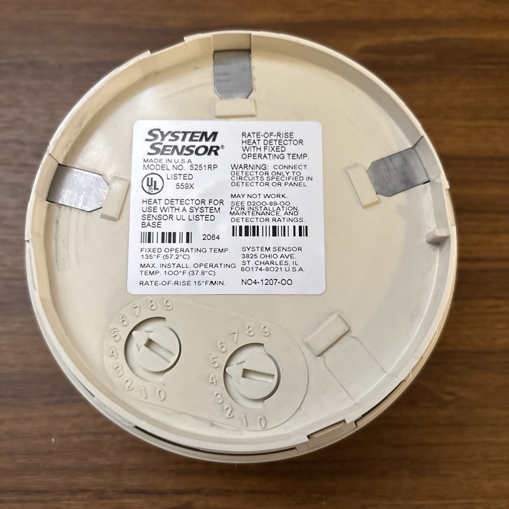 SYSTEM SENSOR 5251RP Heat Detector