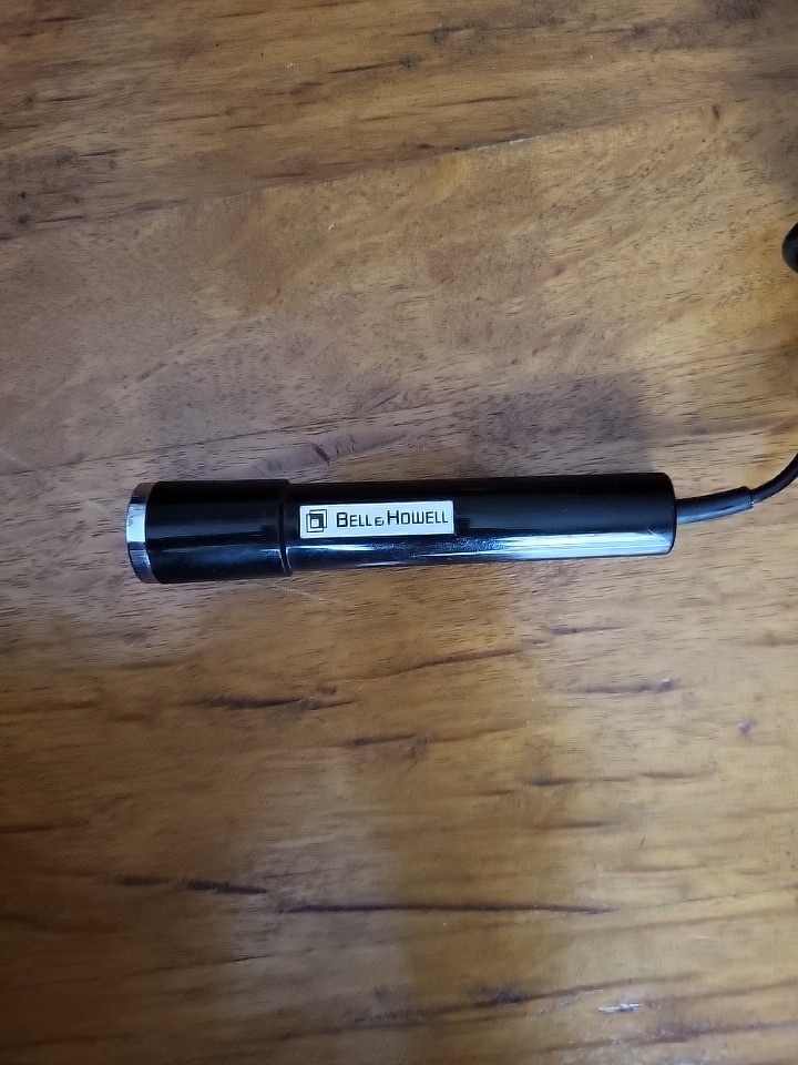 Bell & Howell Dynamic Microphone Vintage Mic - Used