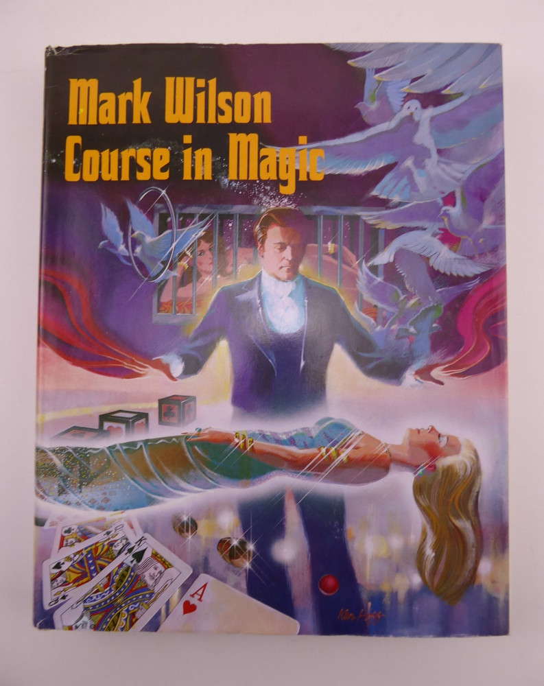 MARK WILSON COURSE IN MAGIC 1977 SIGNED HC BOOK -FORCING/IMPROMPTU/MENTALISM