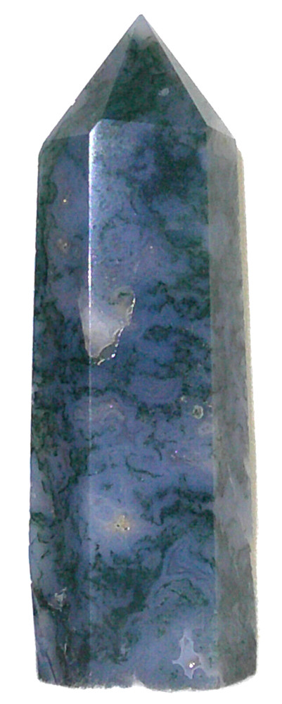 Moss Agate Tower 4.28"/160 Grams