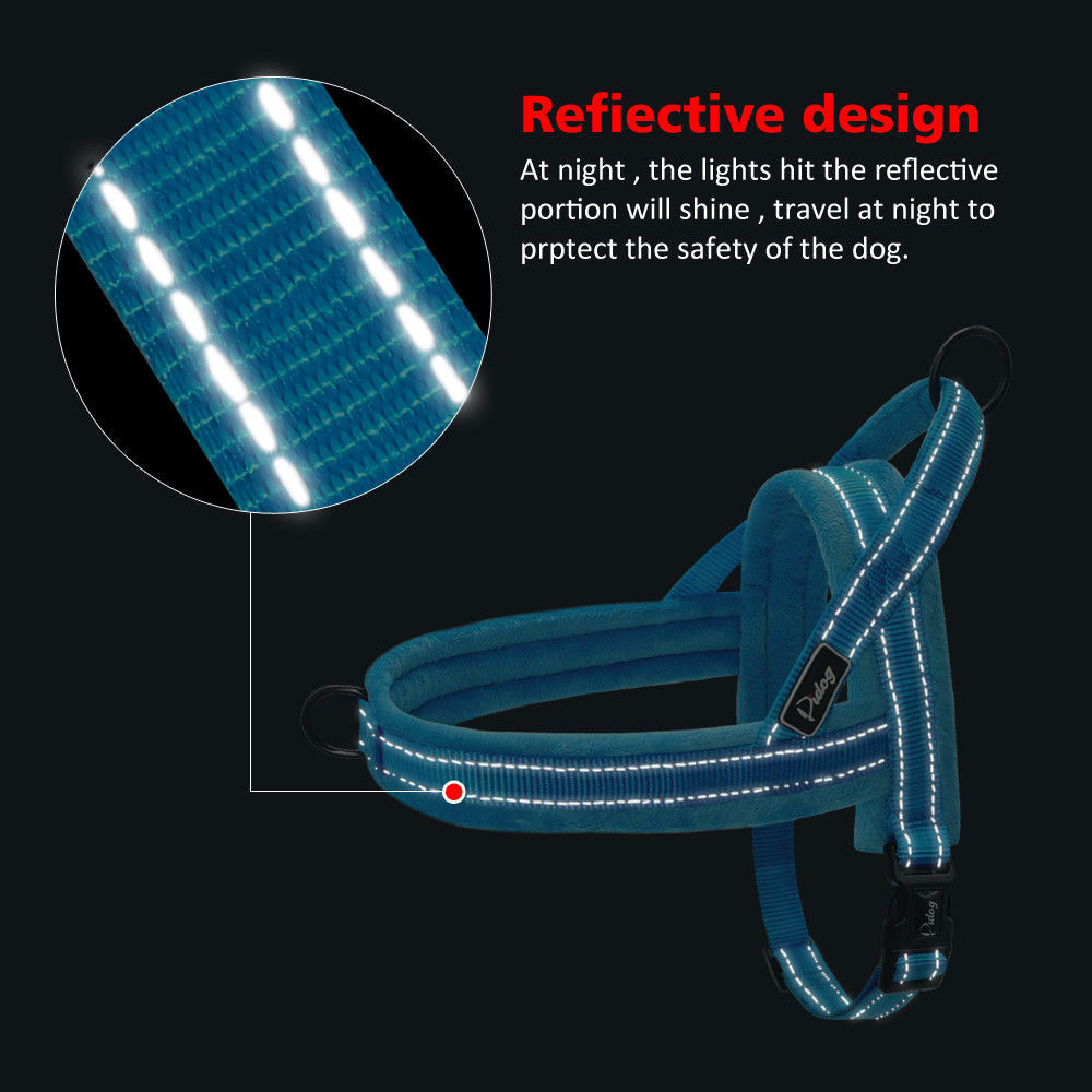 No Pull Dog Harness Large Nylon Strap Vest for Walking Small Medium Large Dogs