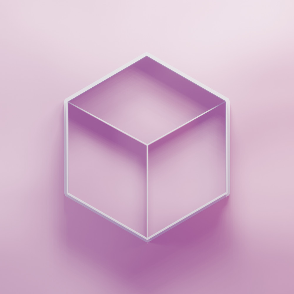 Cube cookie cutter