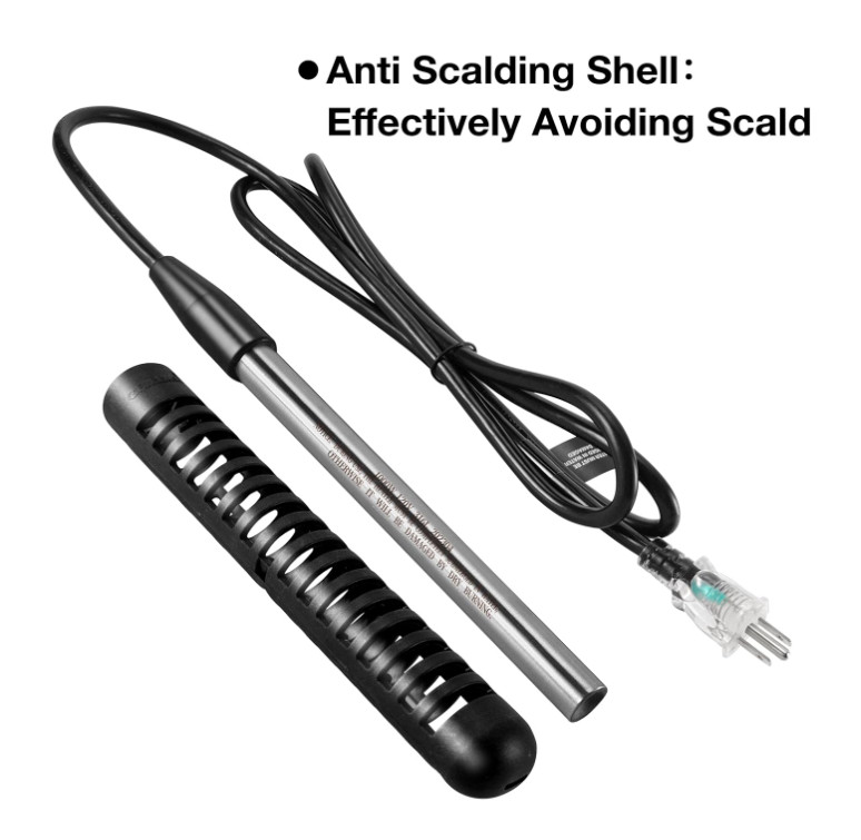 1000W Immersion Water Heater,Fully Submersible Portable Electric Heater,5 Gallon