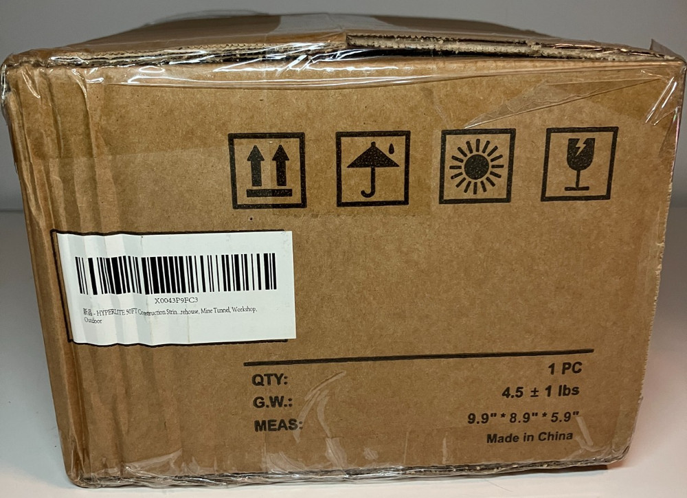 NEW Hyperlite LED String Work Light String 50FT 5 Lamps In Original BOX Sealed