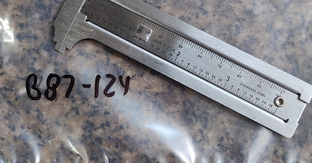 POCKET CALIPER 3" STAINLESS STEEL