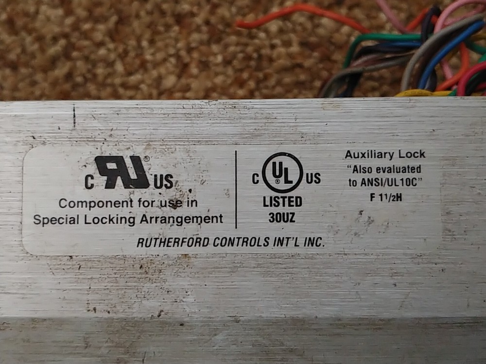 Rutherford Controls Auxiliary Lock