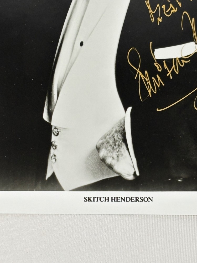 Signed Skitch Henderson Photo