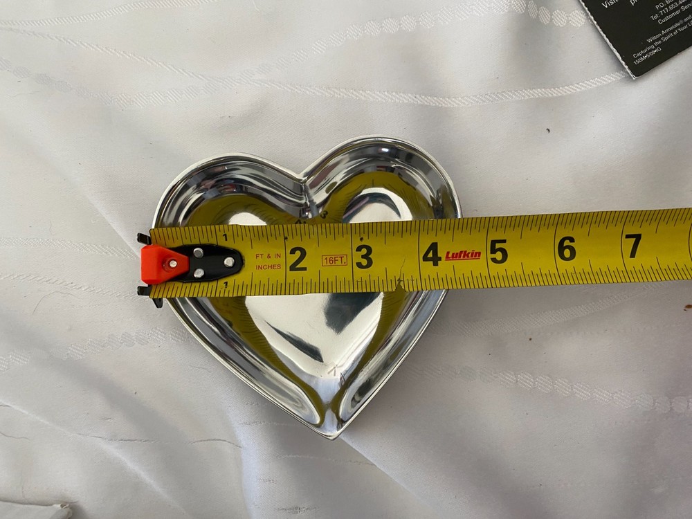 Wilton Armetale Heart Nappy Dish