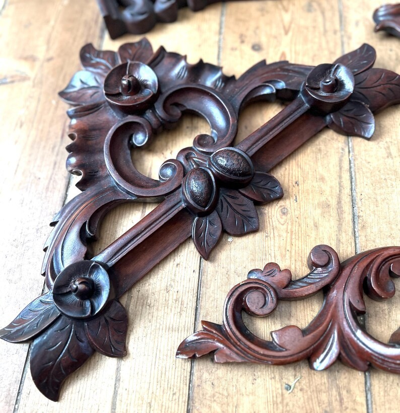 French Vintage Architectual Salvage Pediments and Brackets