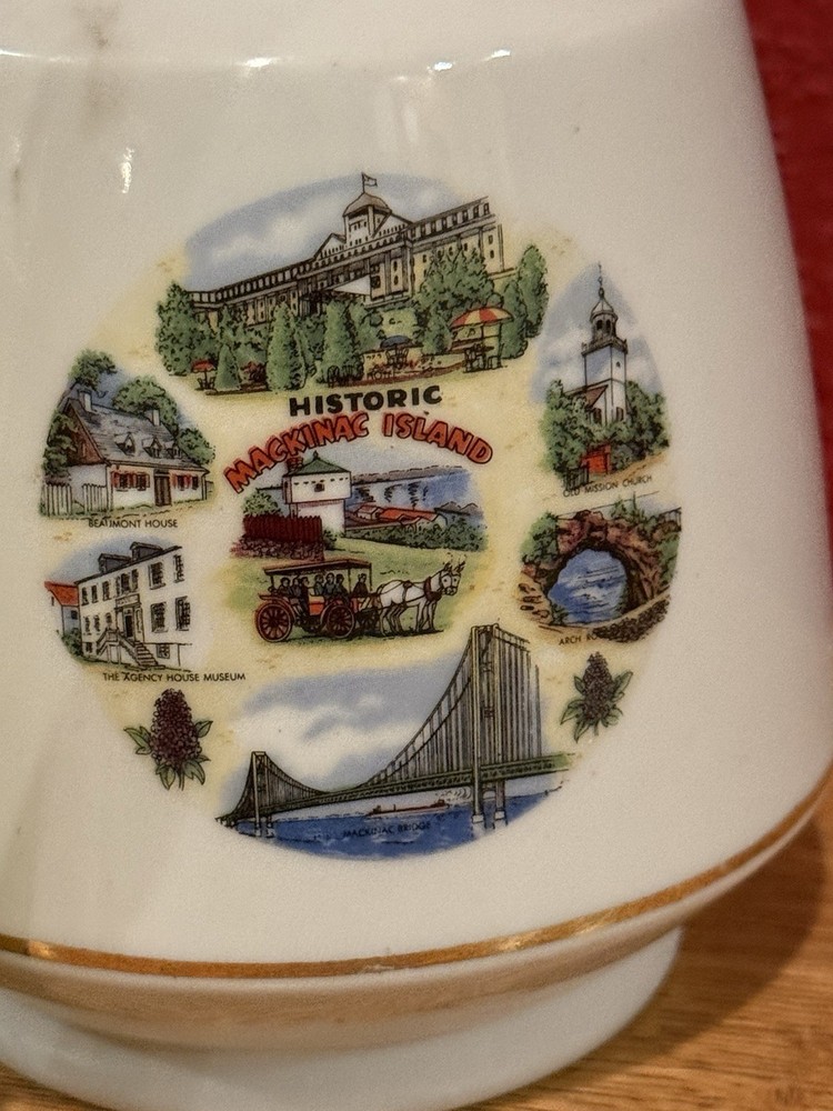 Mackinac Island Bud Vase 5” Tall