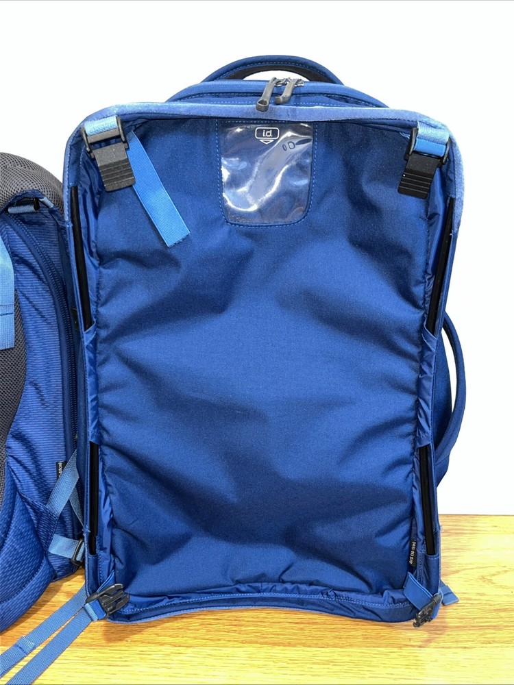 Osprey Ozone Duplex 60 Travel Backpack. Includes detachable day-pack! Blue