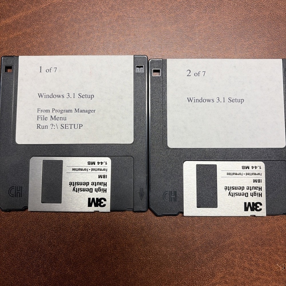 Windows 3.1 Setup Discs
