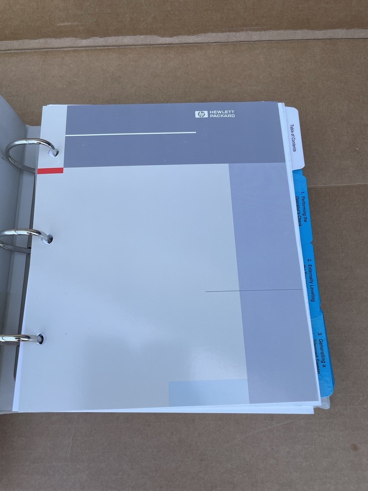 HEWLETT PACKARD 83751A/B 835752A/B SYNTHESIZED SWEEPERS USER'S GUIDE
