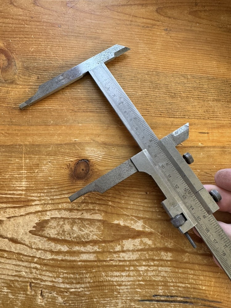 Vntg Large Helios Caliper 10” Caliper - Glashart German