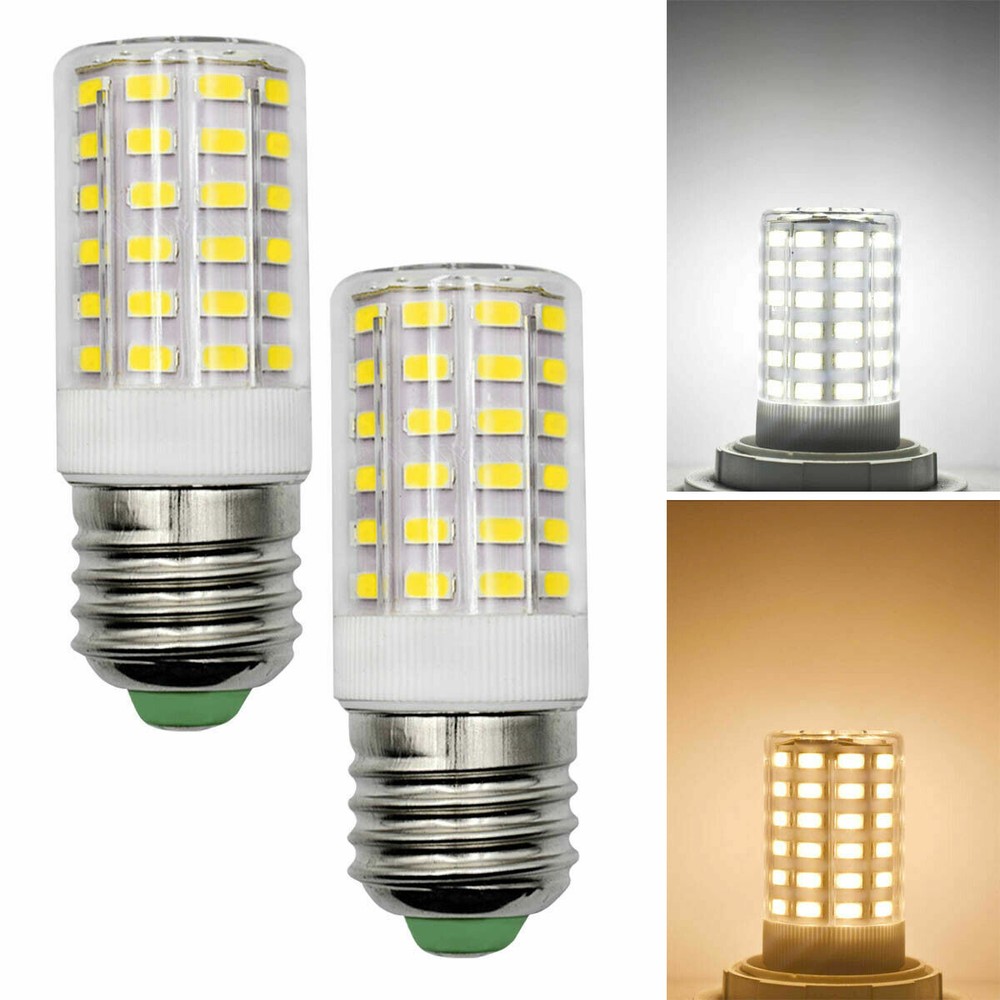 2pcs E27/E26 LED Light Globe Bulb 66-5730 Corn Lamp Fit RV/Boat/Solar AC/DC 12V