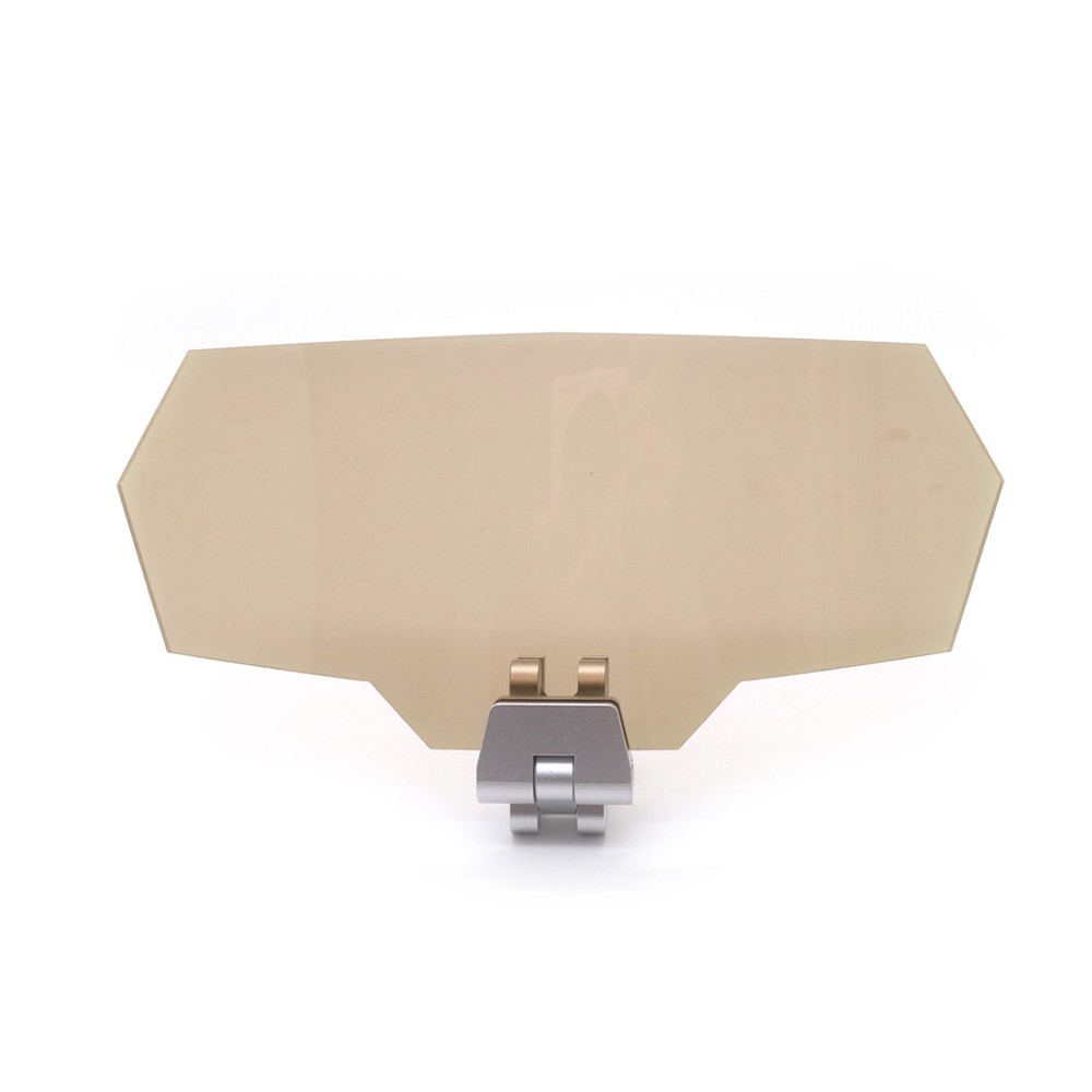Motorcycle Tea Adjustable Clip On Windshield Extension Spoiler Wind Deflector