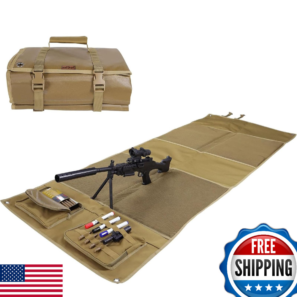 Shooting Mat Prone Padded - Extra Large, Waterproof, Roll-Up for Range