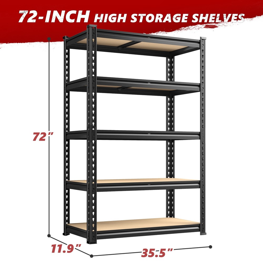 Adjustable Heavy Duty Tier Shelving Unit Rack