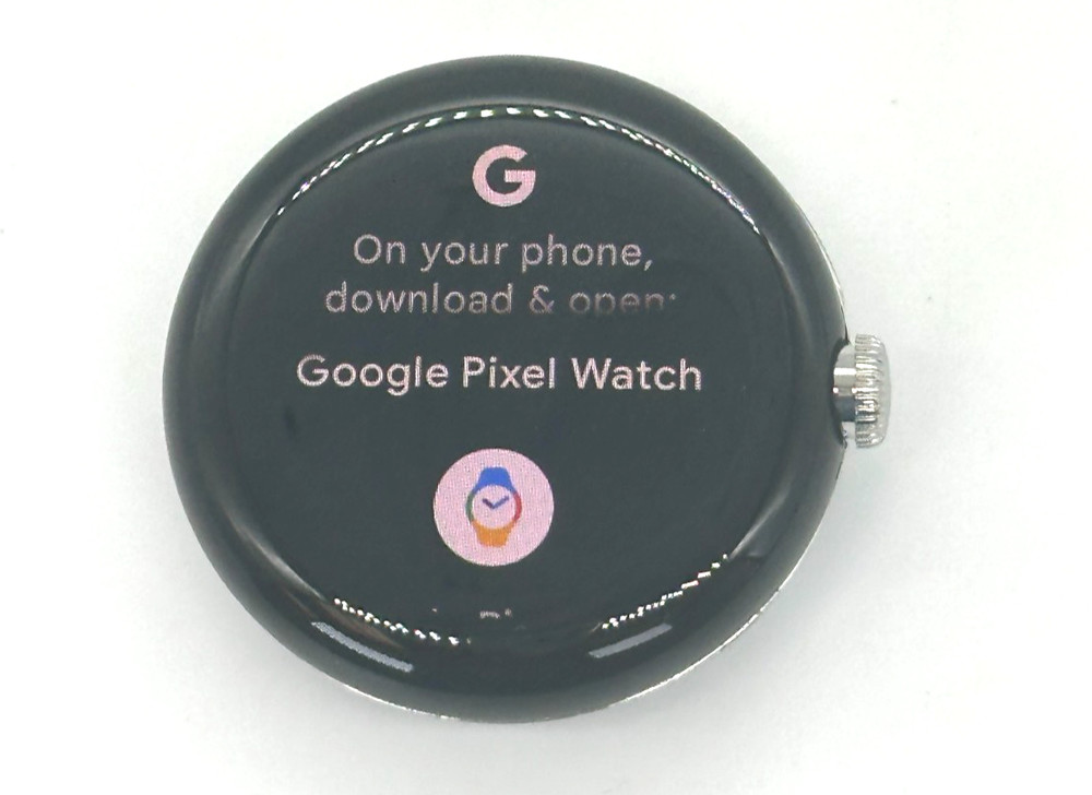 Google Pixel Watch No Band No Charger Android Only (Not for iOS）Polished Silver