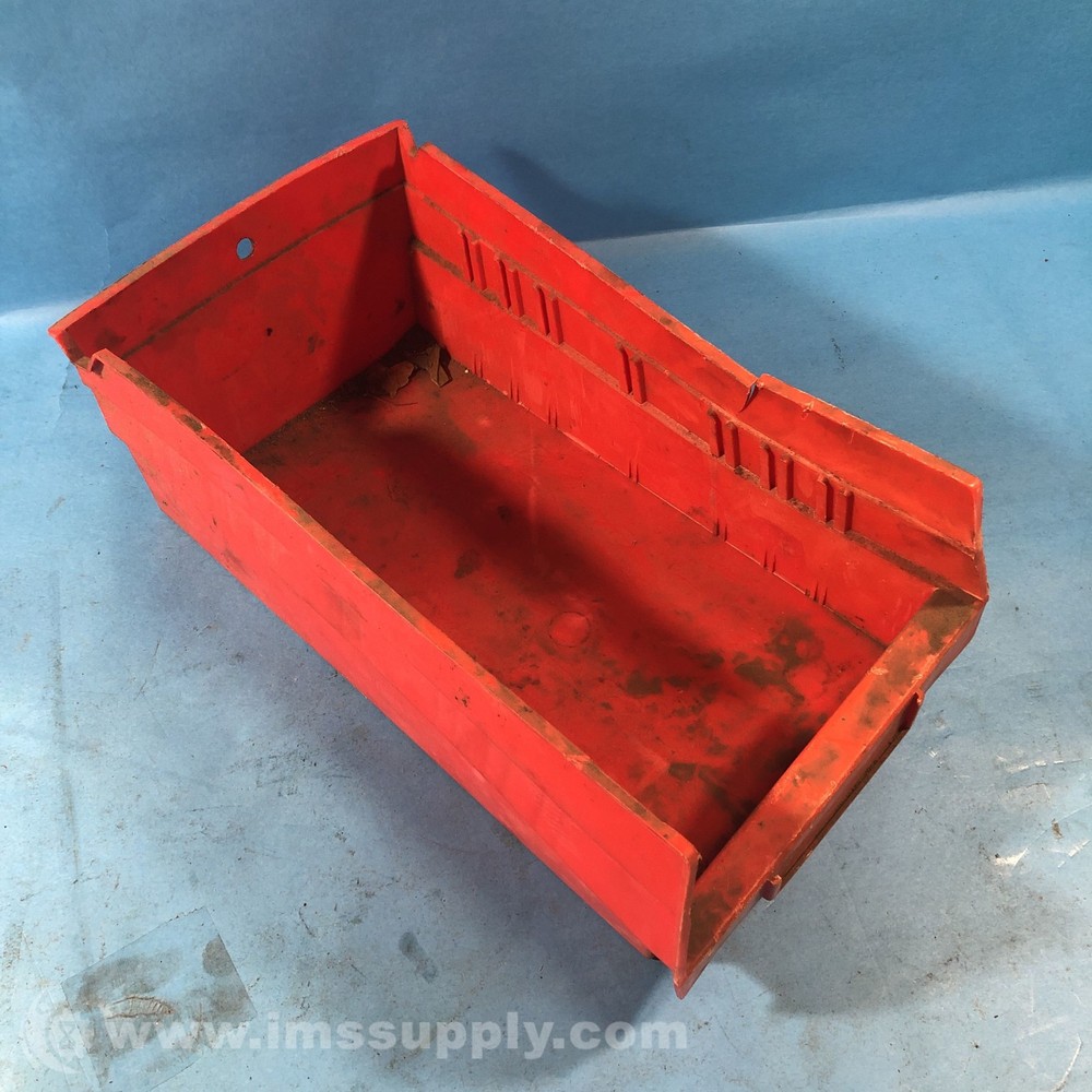 Akro Mils 30-130 Red Plastic Stackable Storage Bin 4549