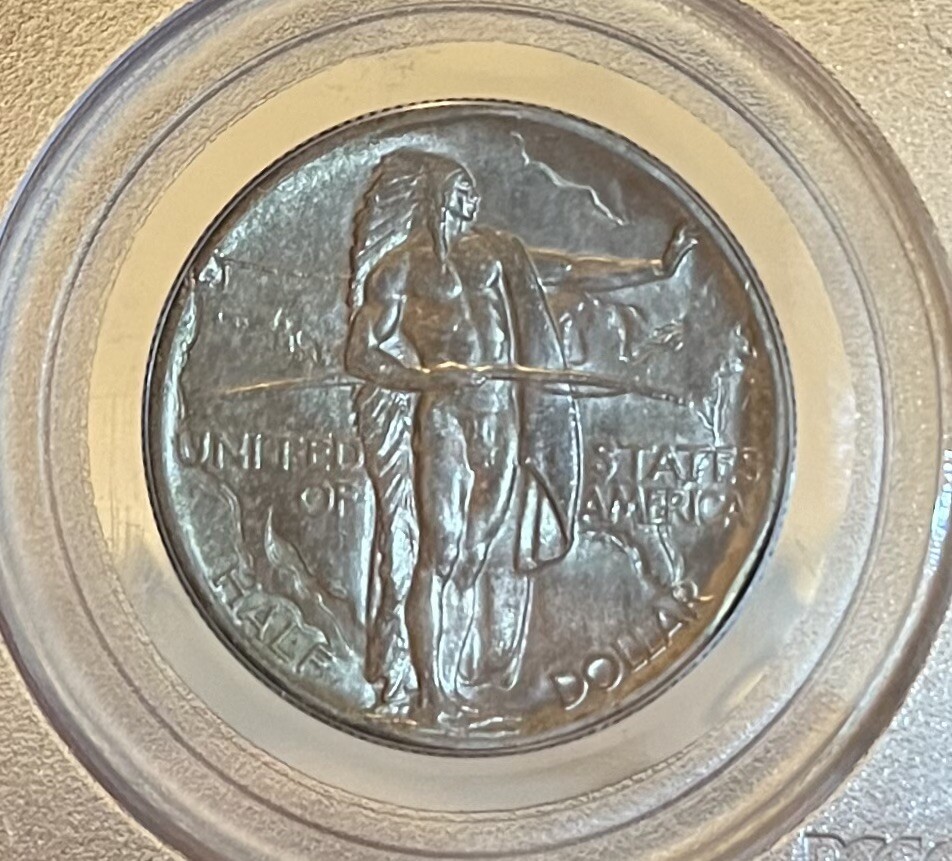 1928 PCGS MS65 Oregon Commemorative Silver Half Dollar