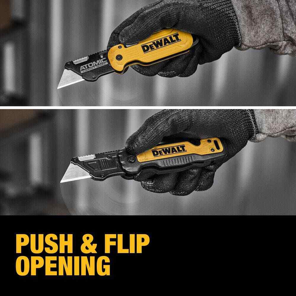 Dewalt Push And Flip Folding Utility Knife Set