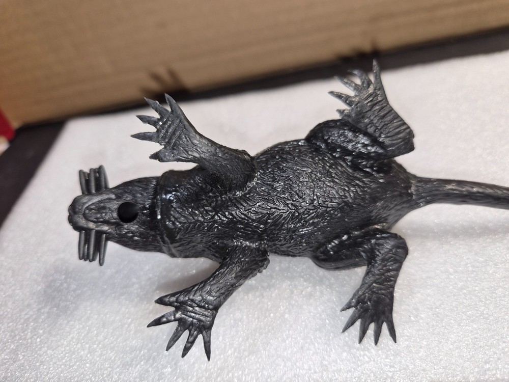 Rubber Rat Squeaky Toy with Long Tail