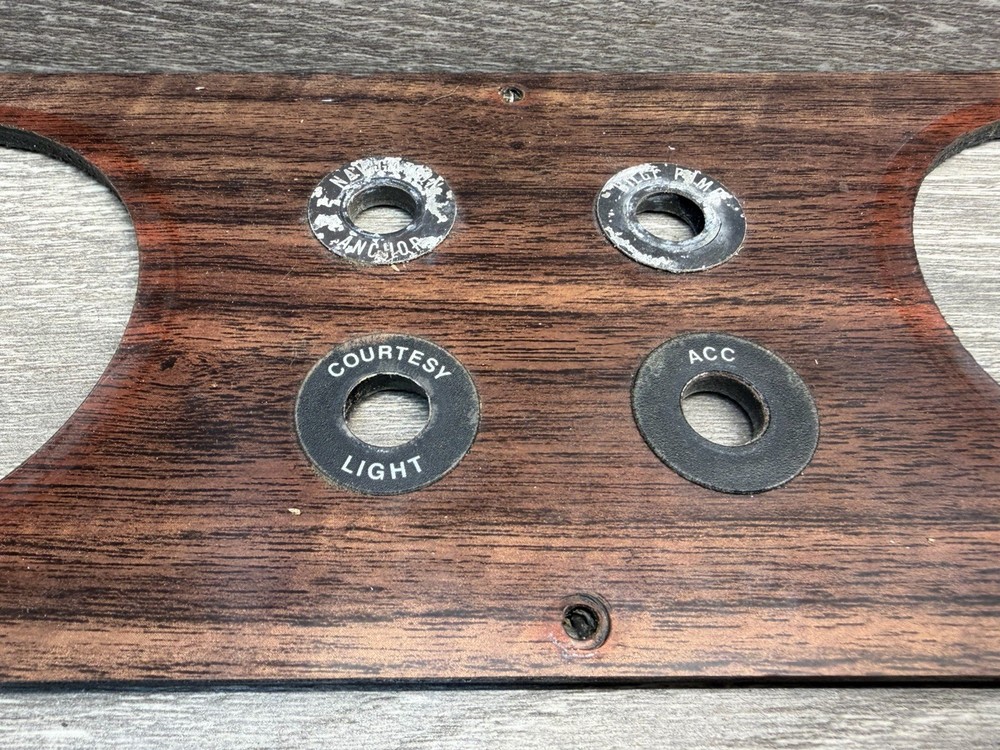 Marine Boat Console Dashboard Gauge Switch Panel 14”x4.5”