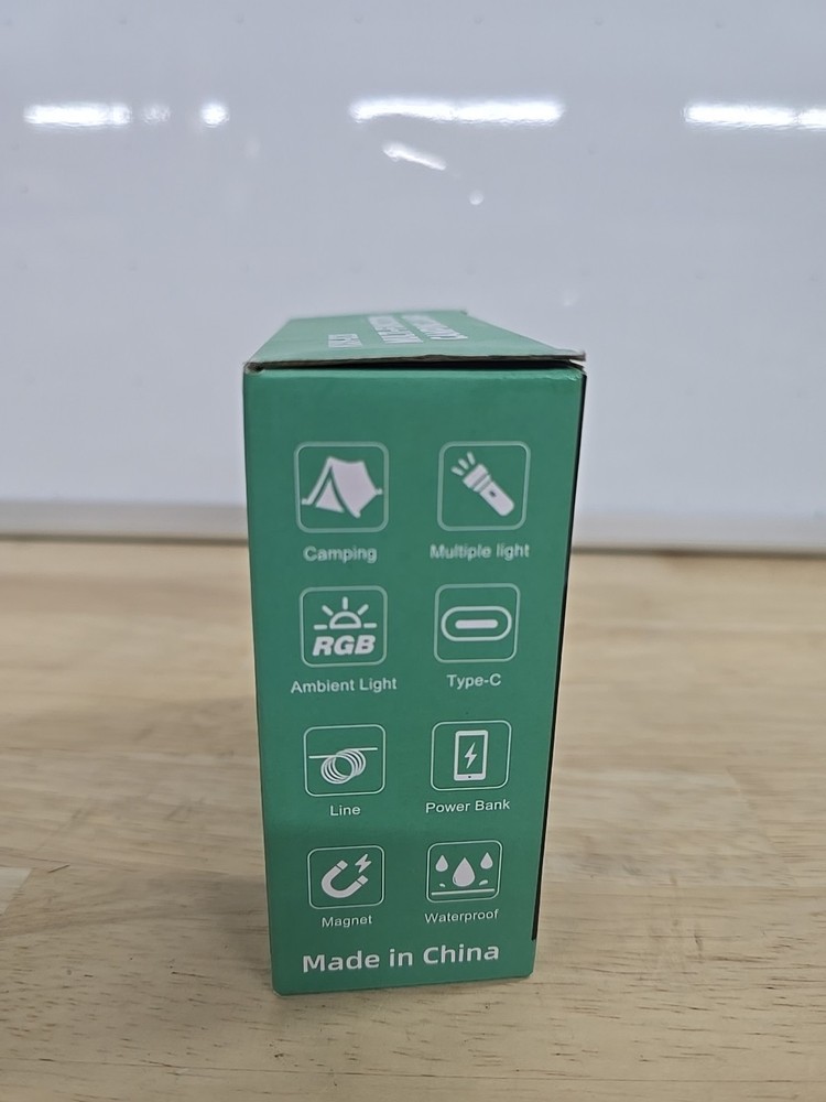 Multi-function Camping Lamp RGB Light String (Kxk-828) (29.5Ft), New In Box