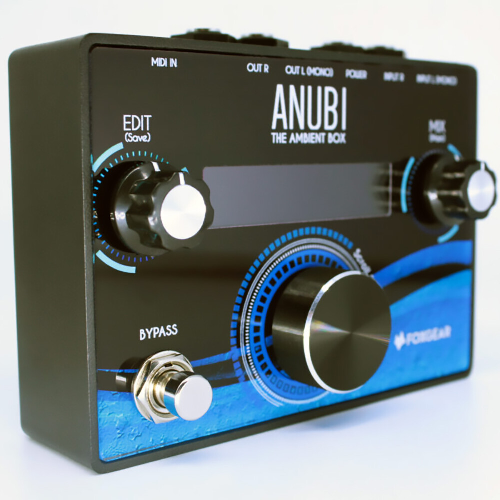 Foxgear Anubi Ambient Box Stereo Guitar Multi Effects Pedal w/ Buffered Bypass