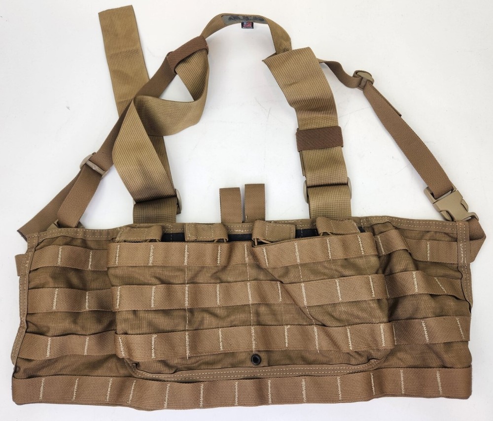 ATS Tactical Modular Chest Harness Coyote MOLLE EUC