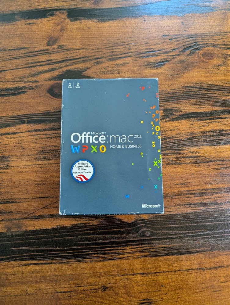 Microsoft Office: Mac 2011 Home & Business DVD-rom, + Key, READ DESCRIPTION!